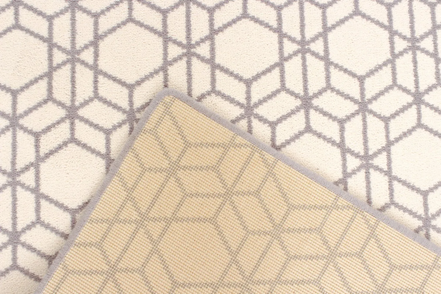 Tapis en laine - Emprint (blanc)
