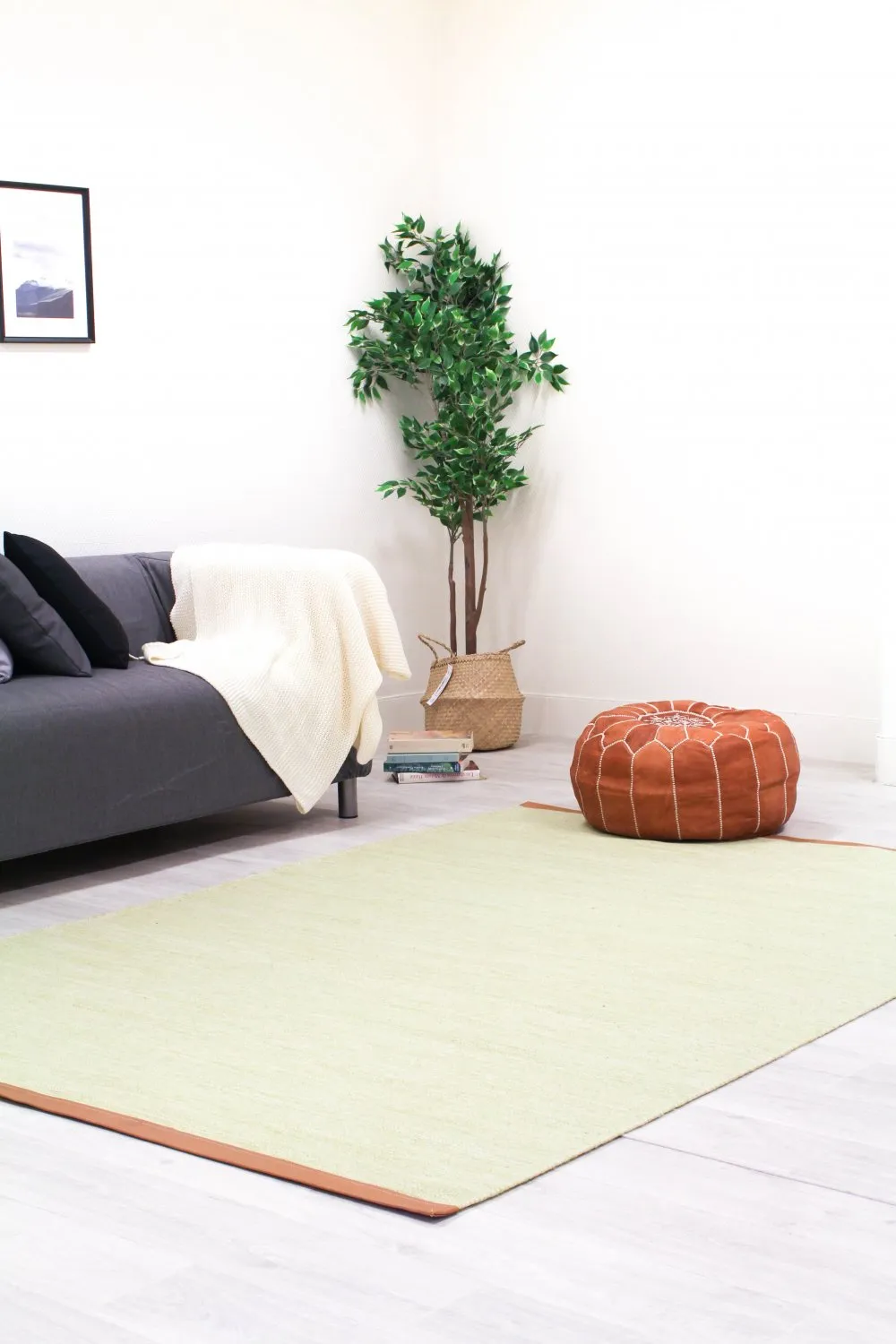 Tapis en laine - Galway (vert clair)