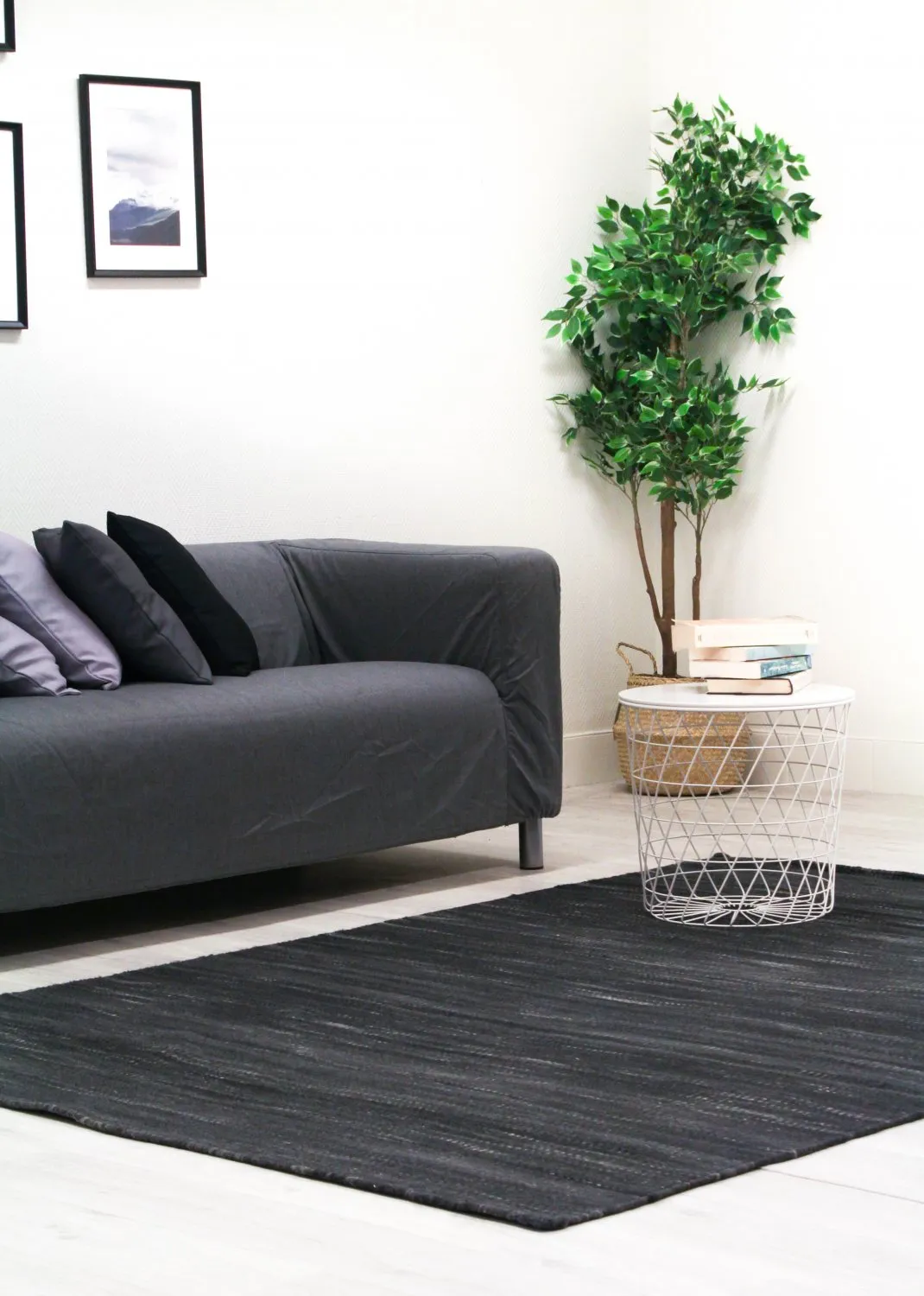 Tapis en laine - St. Kilda (gris foncé)