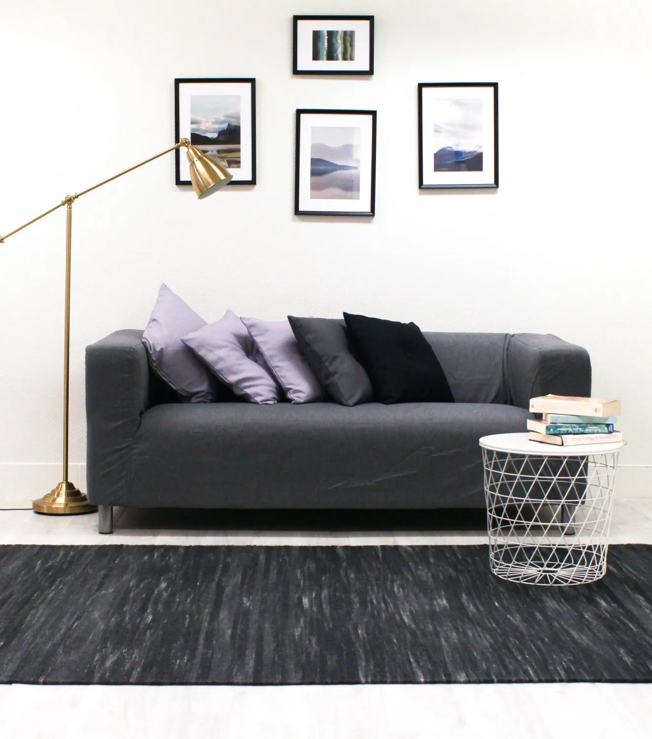 Tapis en laine - St. Kilda (gris foncé)