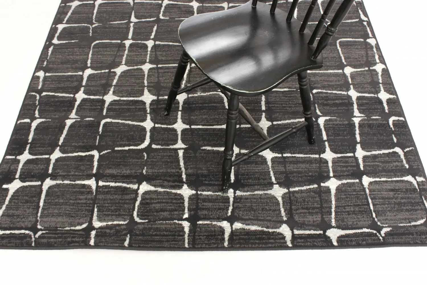 Tapis Wilton - Florence Cross (gris)