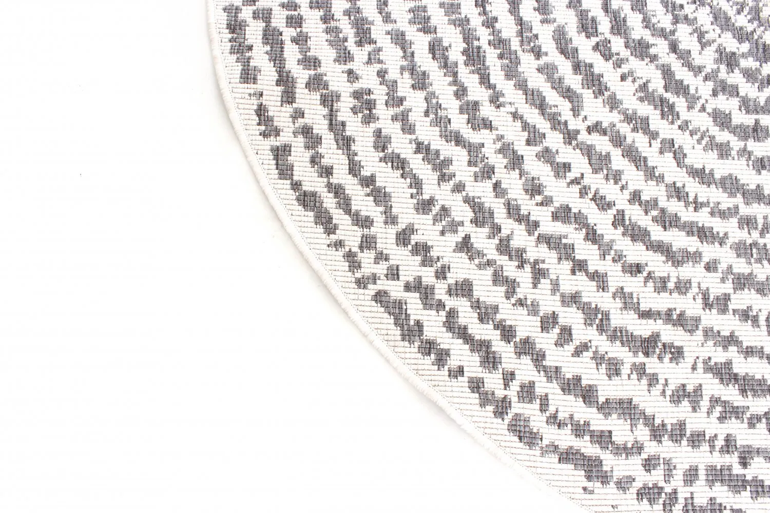 Tapis rond - Brussels Swirl (gris)