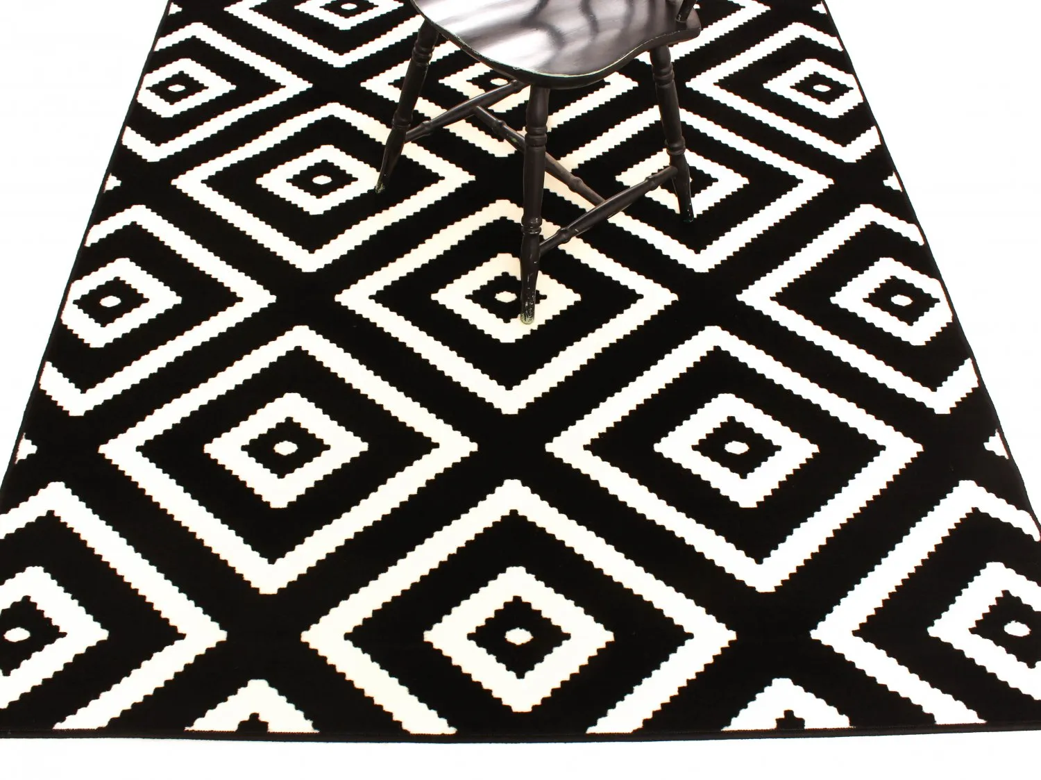 Tapis Wilton - Florence Preston (noir)