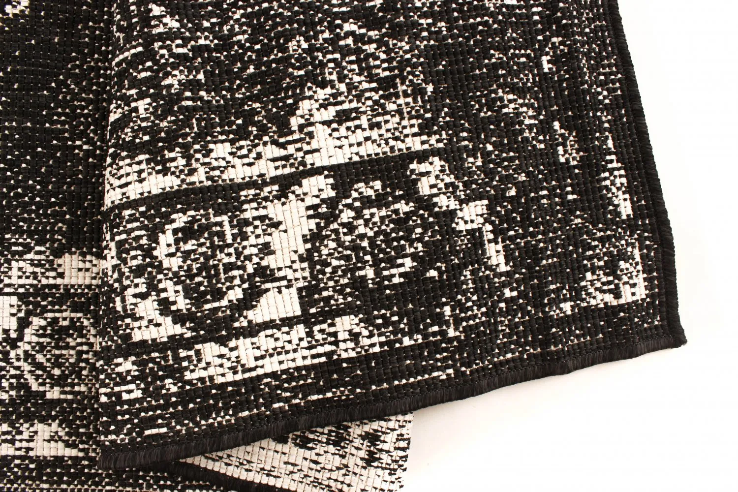 Tapis Intérieurs/Extérieurs - Brussels Weave (noir)