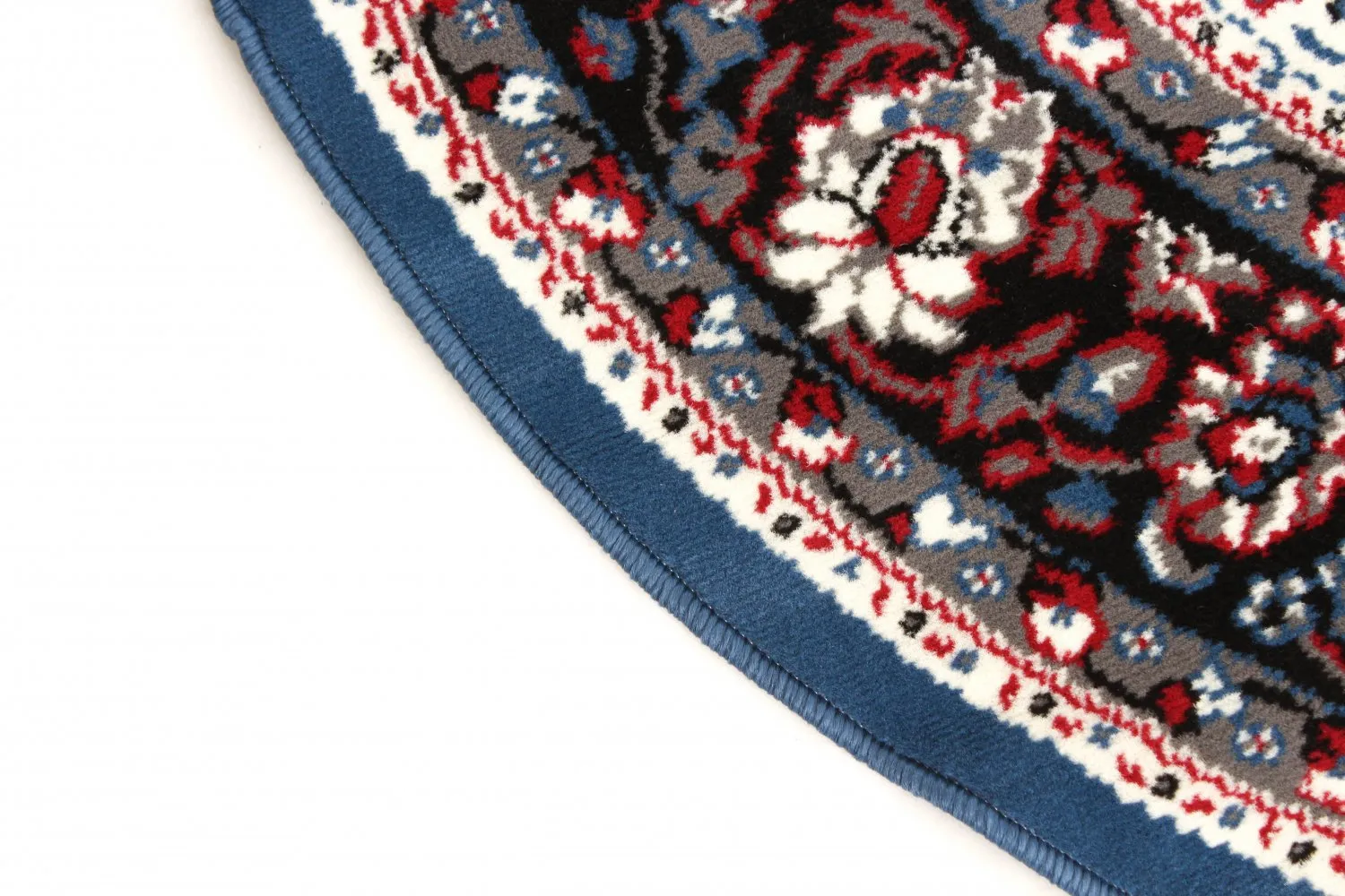 Tapis rond - Peking (bleu)