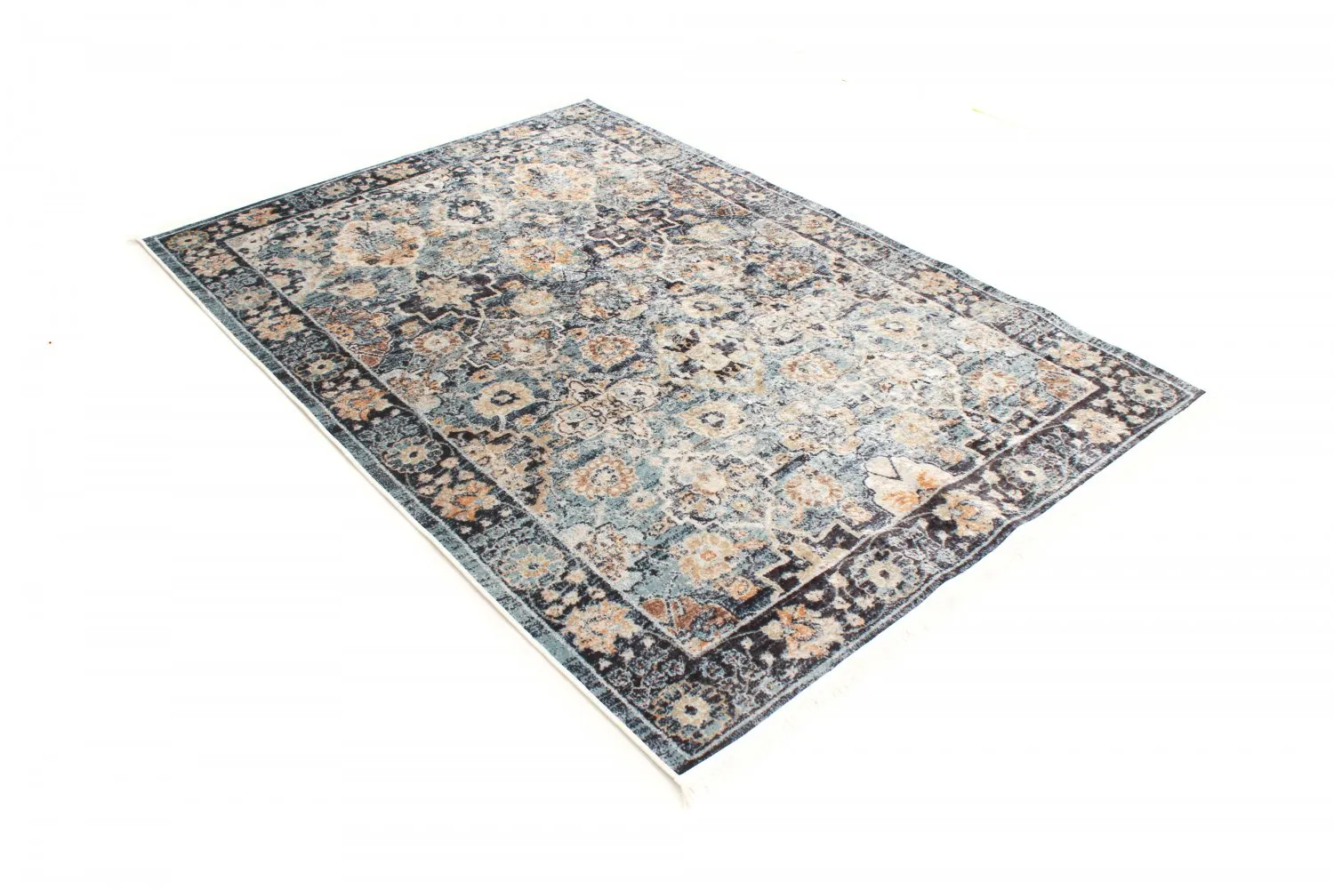 Tapis Wilton - Fernana (bleu/multicolore)