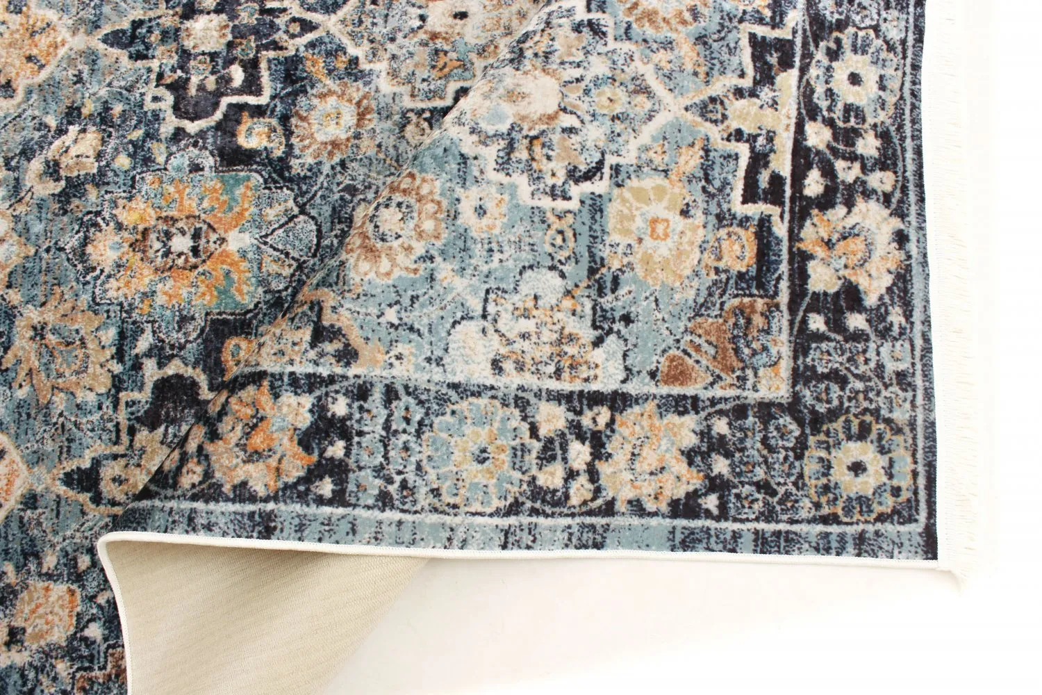 Tapis Wilton - Fernana (bleu/multicolore)