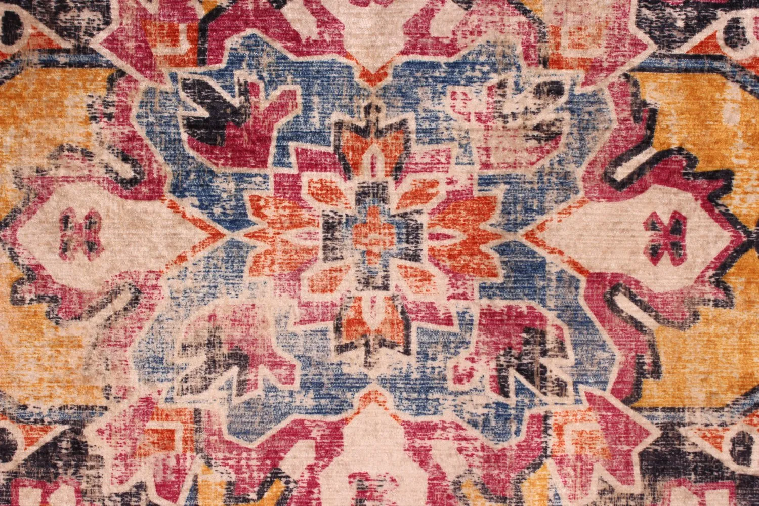 Tapis rond - Lamta (multicolore)