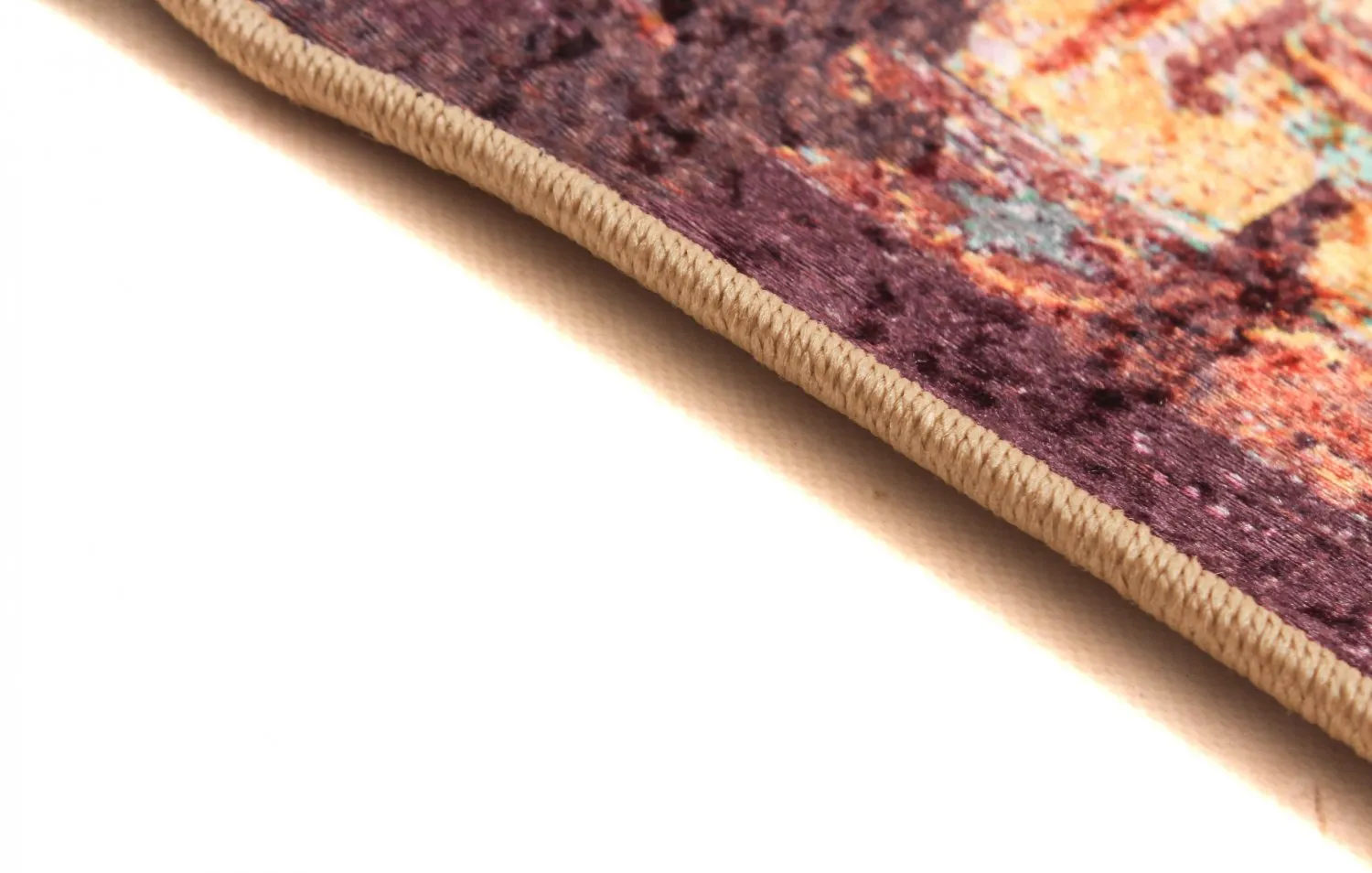 Tapis Wilton - Darnah (jaune/multicolore)