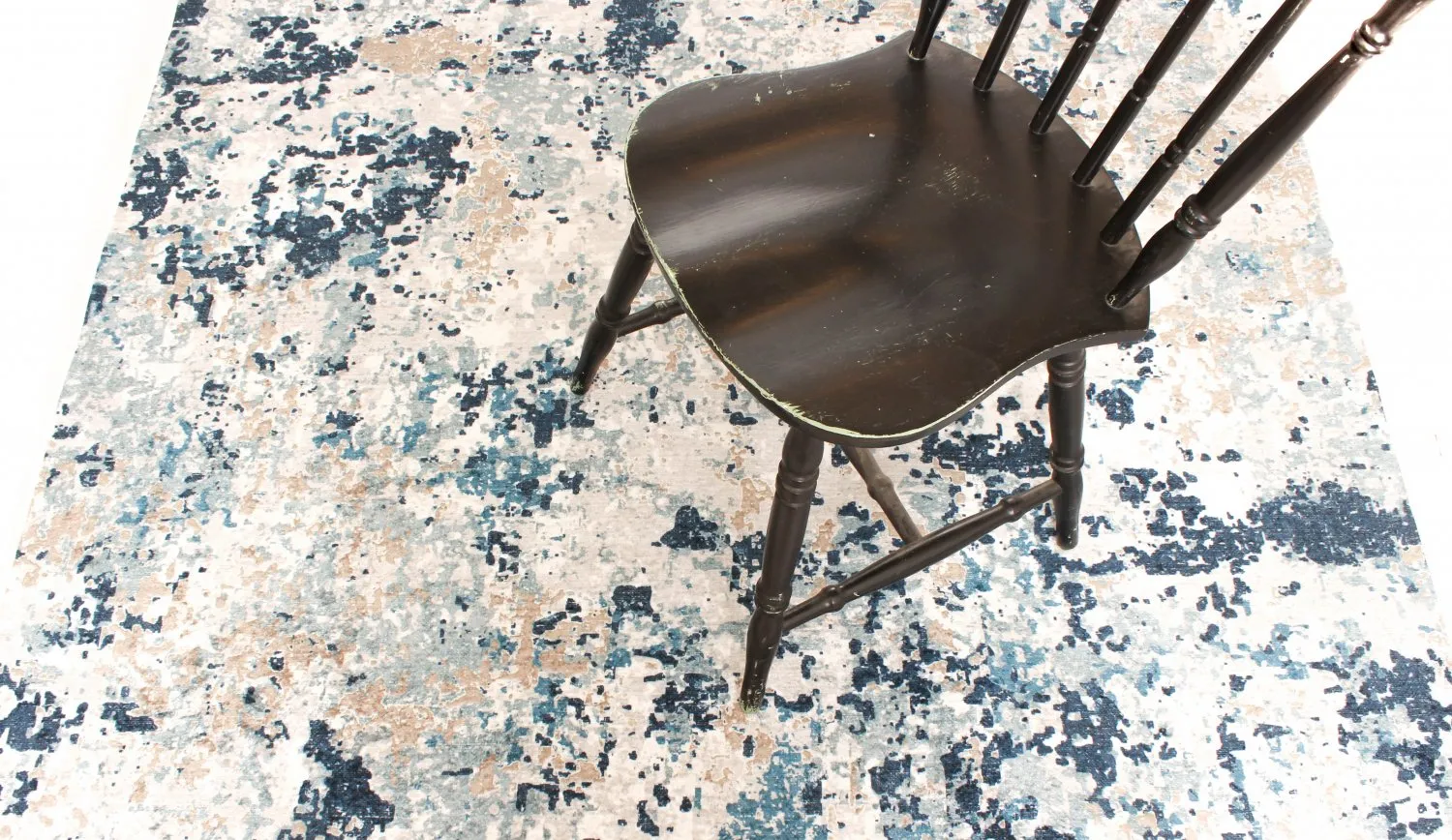 Tapis Wilton - Hiboun (bleu)