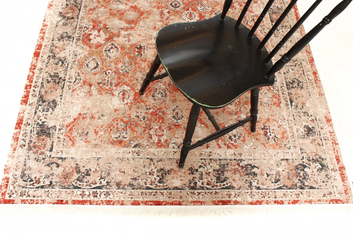 Tapis Wilton - Douz (rouge/multicolore)