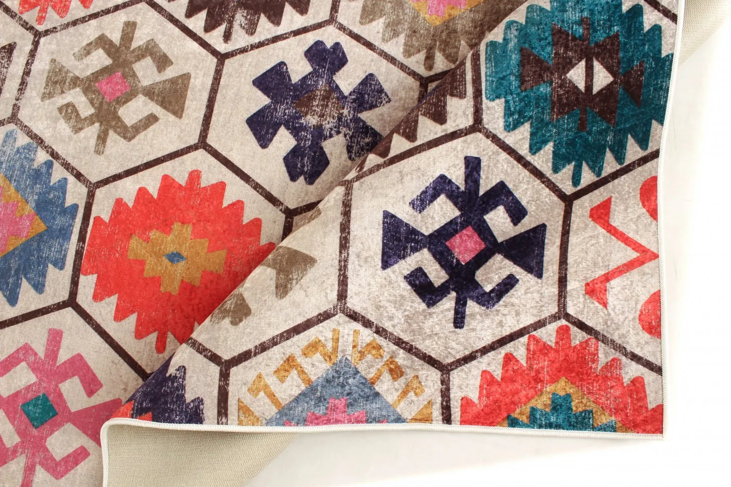 Tapis Wilton - Kulu (multicolore)