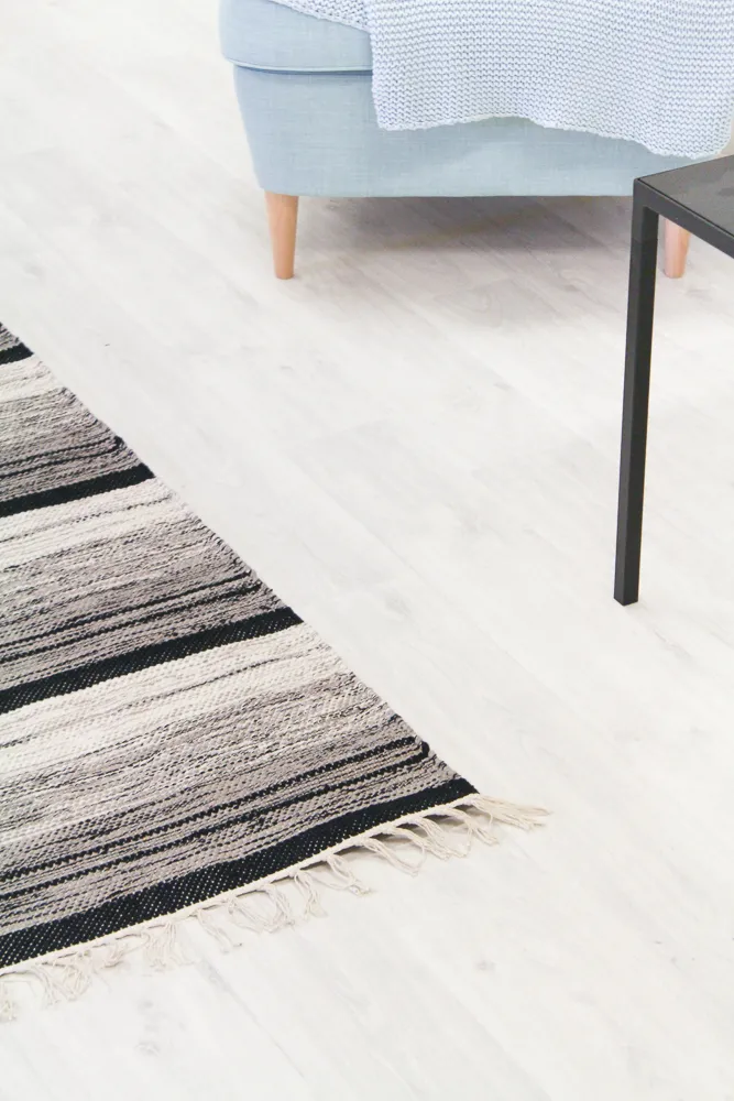 Tapis chiffons de Strehög of Sweden - Fylke (gris)