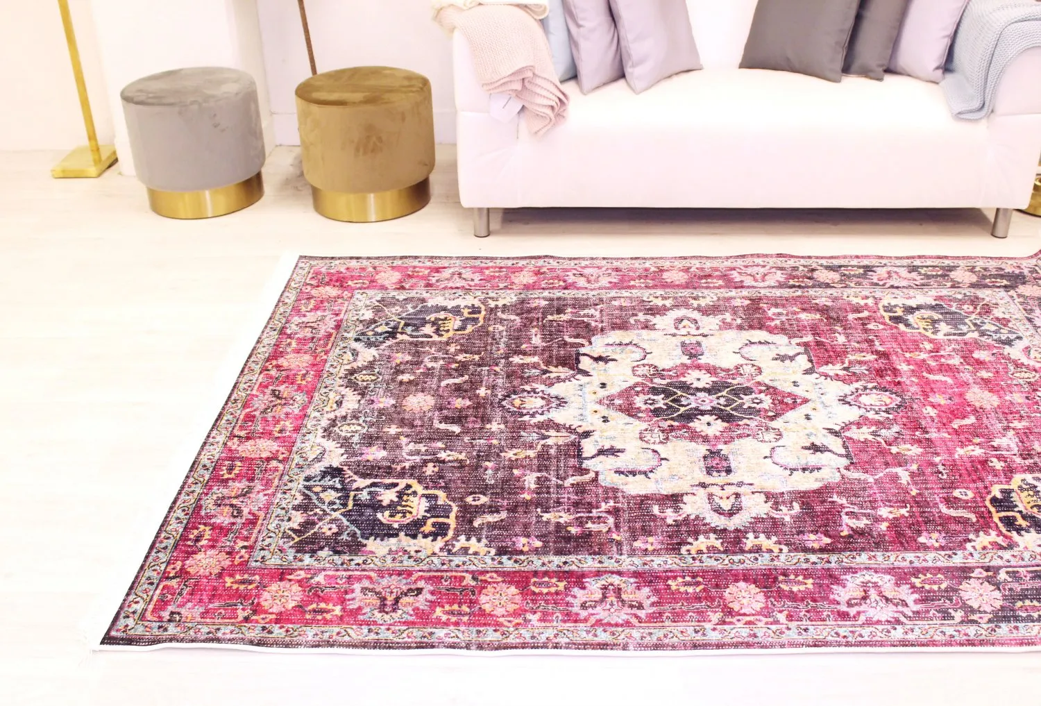 Tapis Wilton - Siliana (rose)