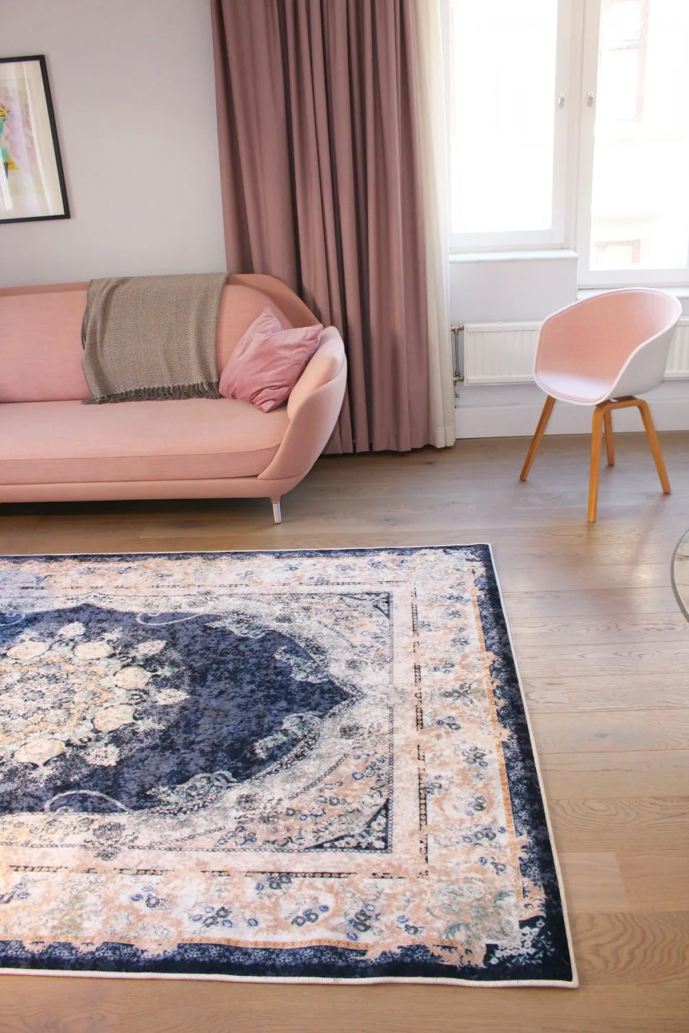 Tapis Wilton - Asara (bleu)