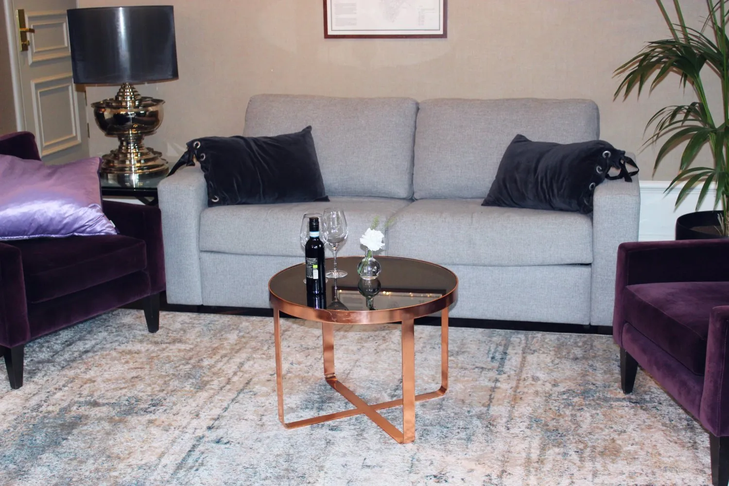 Tapis Wilton - Kebira (bleu)