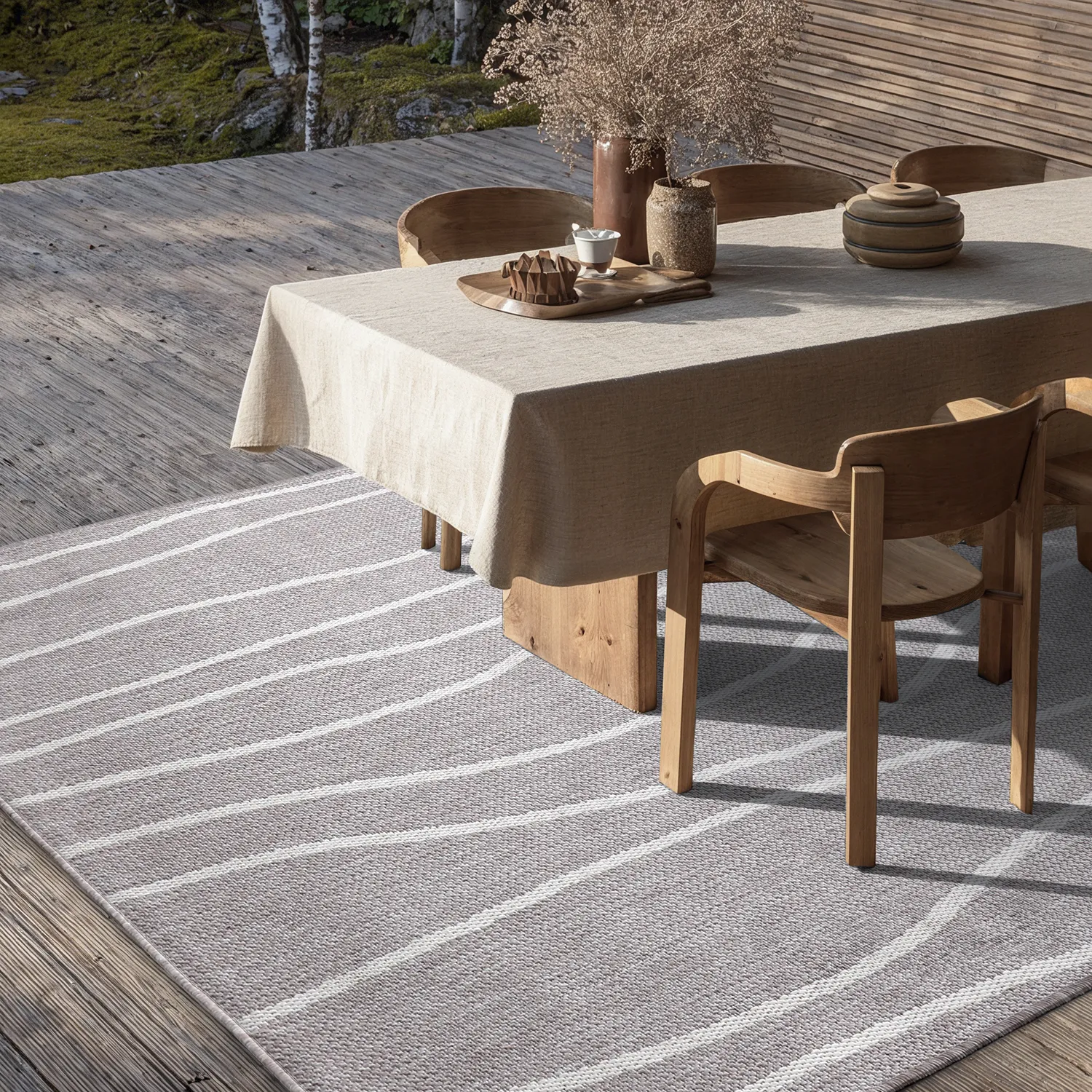 Tapis Intérieurs/Extérieurs - Djerba (taupe)