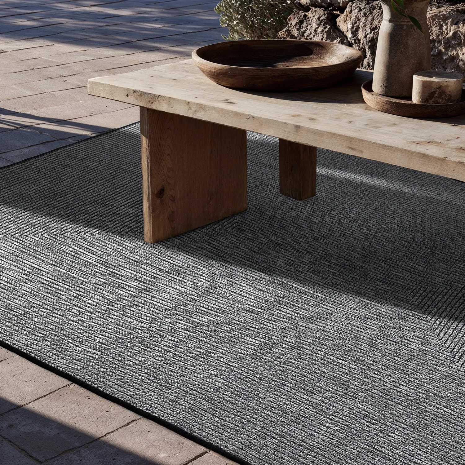 Tapis Intérieurs/Extérieurs - utomhusmatta - Arlo (noir)