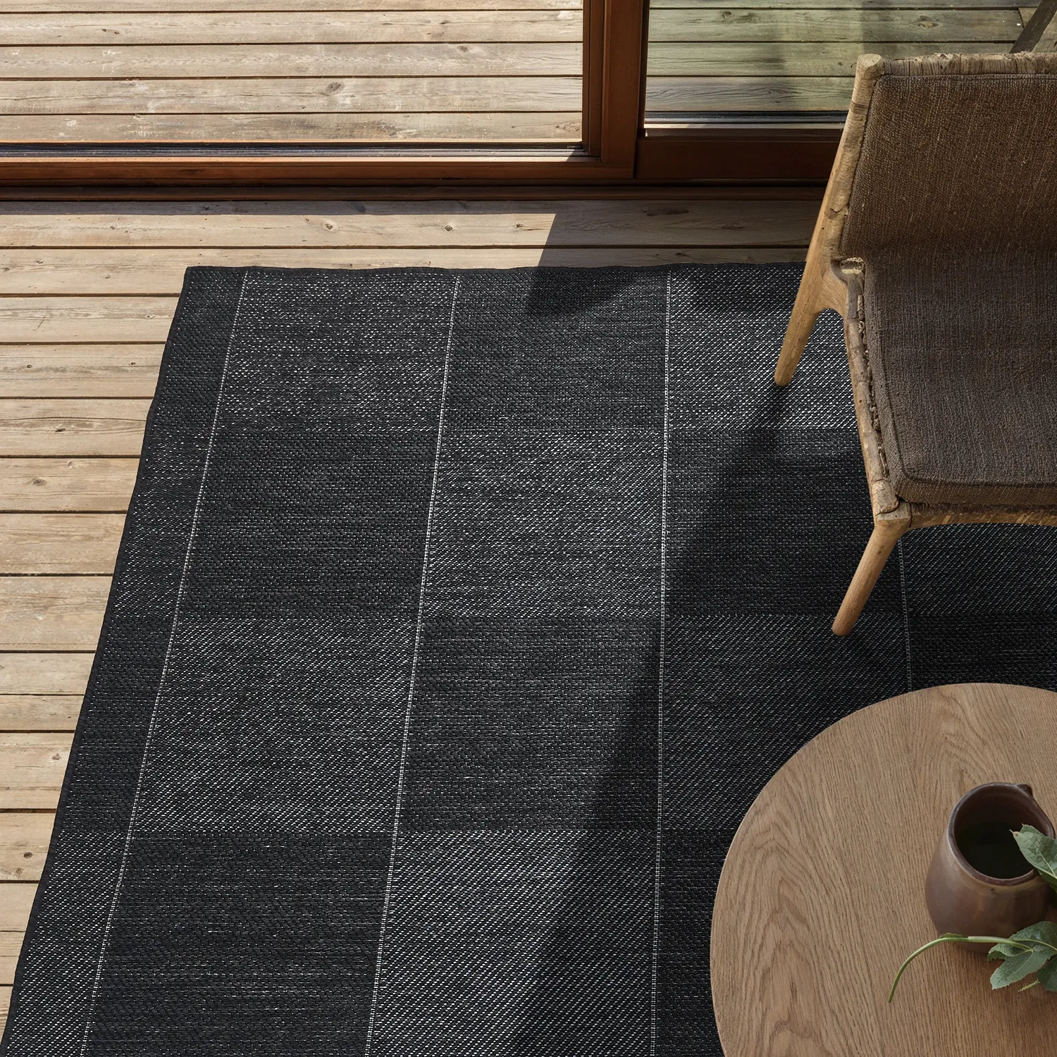 Tapis Intérieurs/Extérieurs - utomhusmatta - Ava (noir)