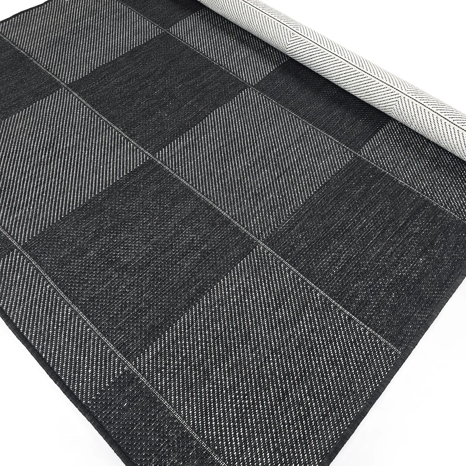 Tapis Intérieurs/Extérieurs - utomhusmatta - Ava (noir)