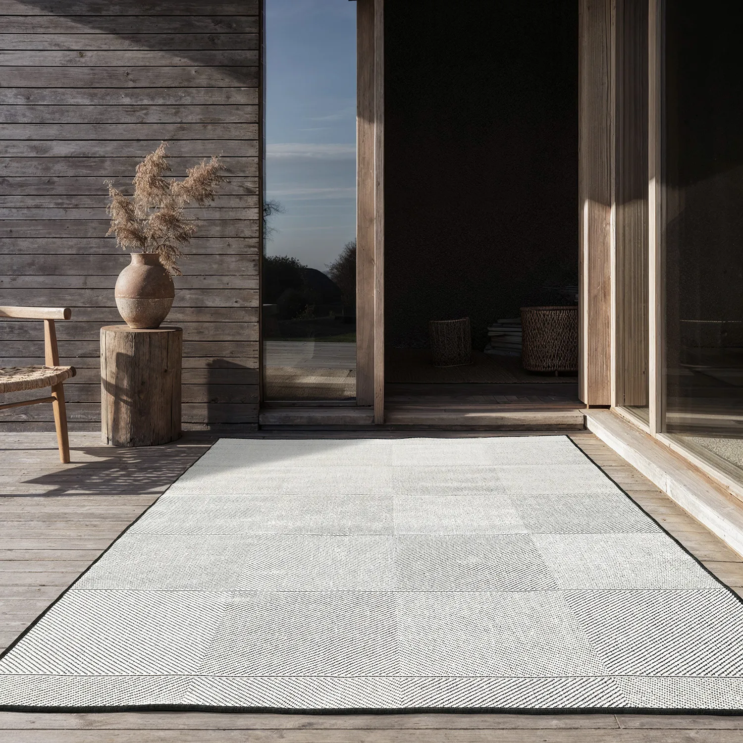 Tapis Intérieurs/Extérieurs - utomhusmatta - Ava (noir)