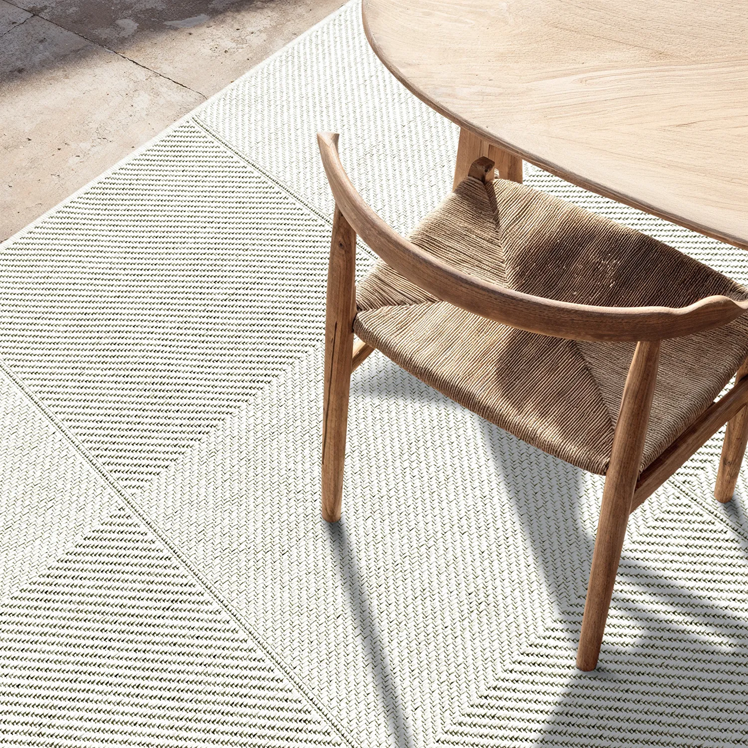 Tapis Intérieurs/Extérieurs - utomhusmatta - Ava (blanc)