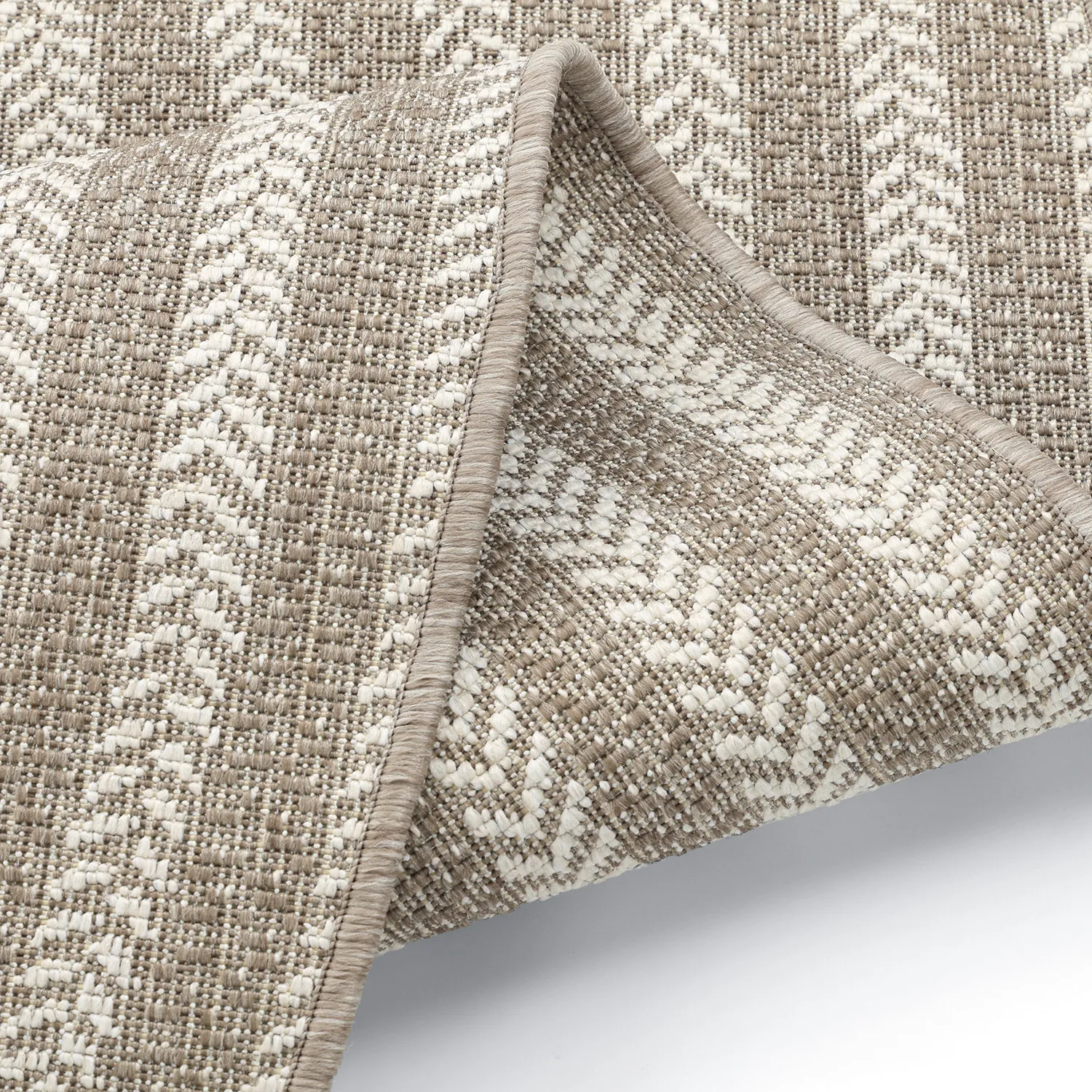 Tapis ovale - Indoor/outdoor Leander (beige)