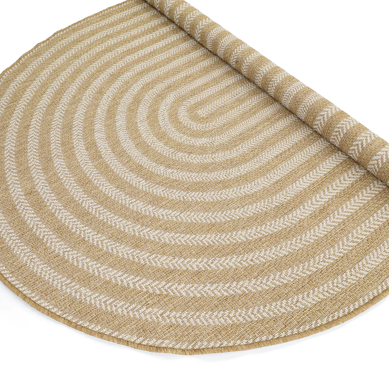 Tapis ovale - Indoor/outdoor Leander (nature)