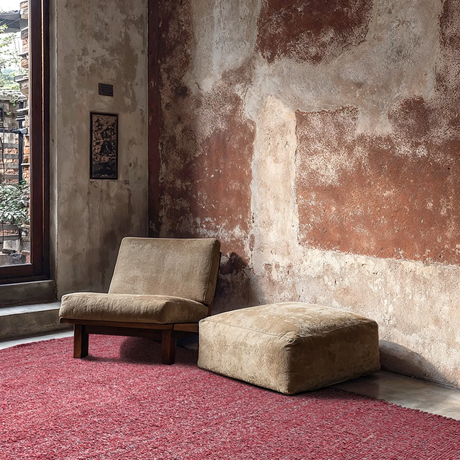 Tapis Intérieurs/Extérieurs - Milford Wool Look (rose)