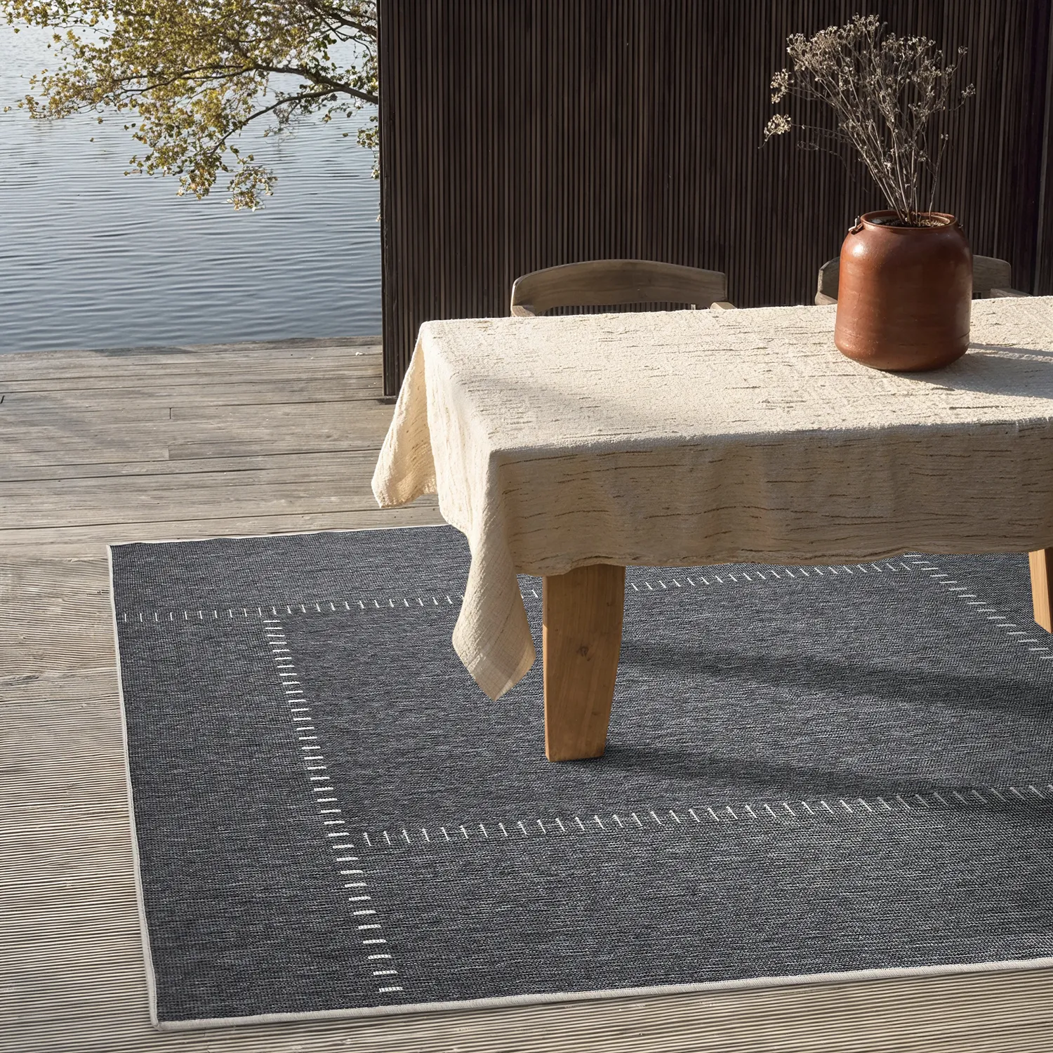 Tapis Intérieurs/Extérieurs - utomhusmatta - Rhea (blanc)