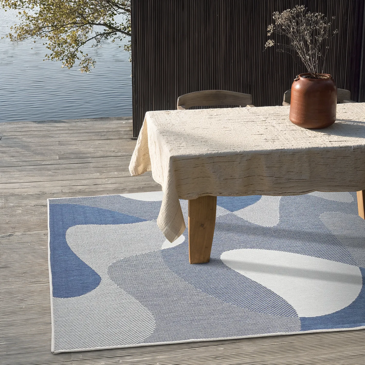 Tapis Intérieurs/Extérieurs - utomhusmatta - Somerville (bleu)