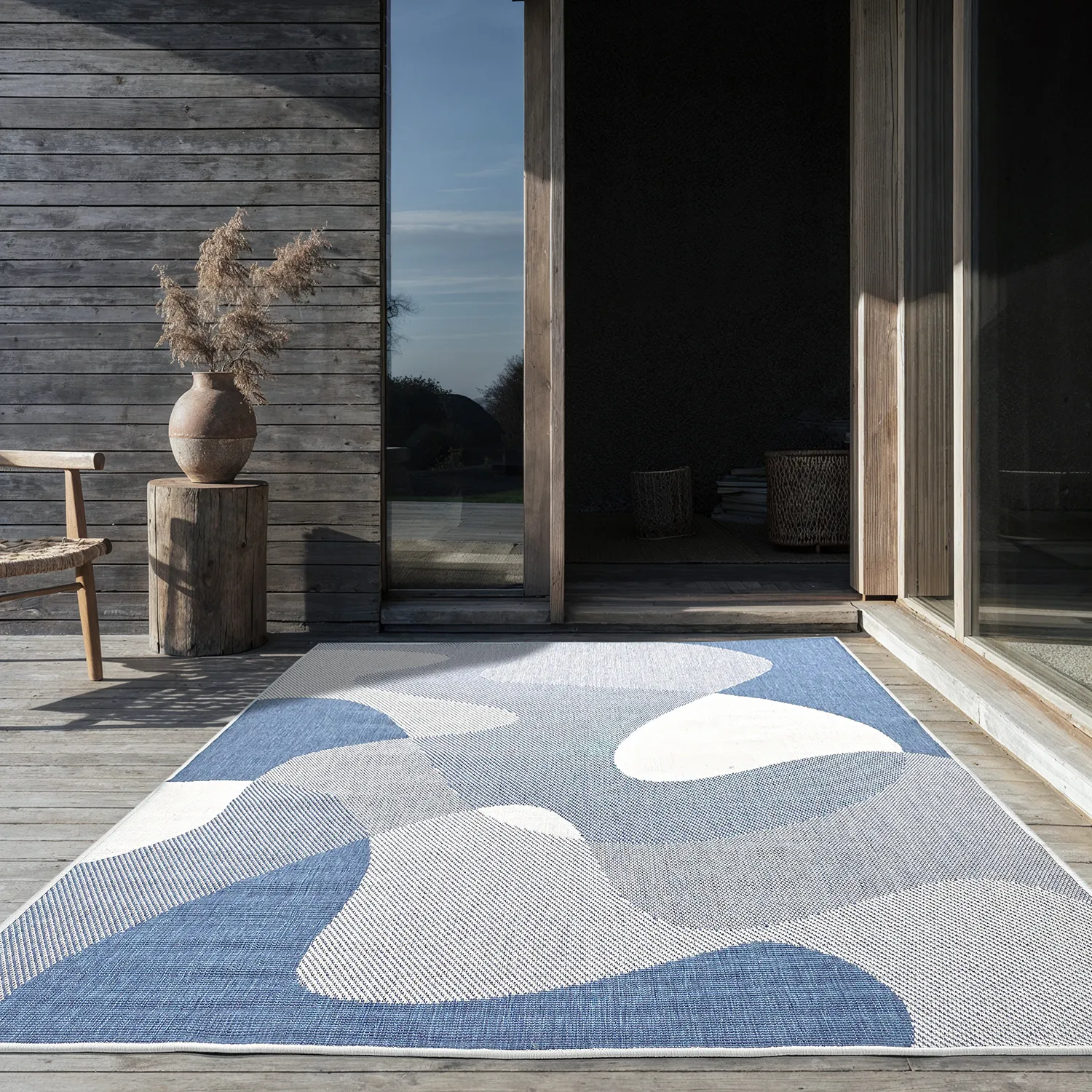 Tapis Intérieurs/Extérieurs - utomhusmatta - Somerville (bleu)