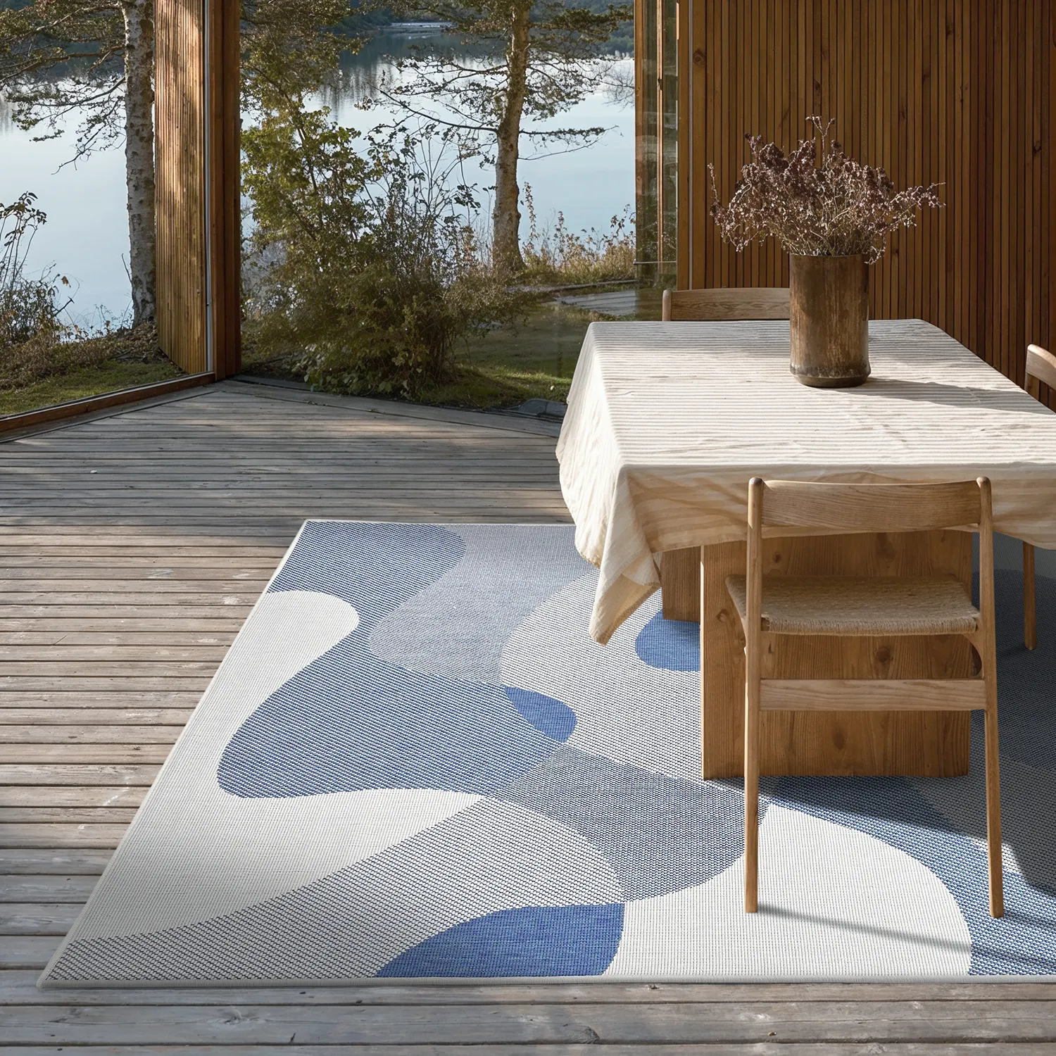 Tapis Intérieurs/Extérieurs - utomhusmatta - Somerville (bleu)