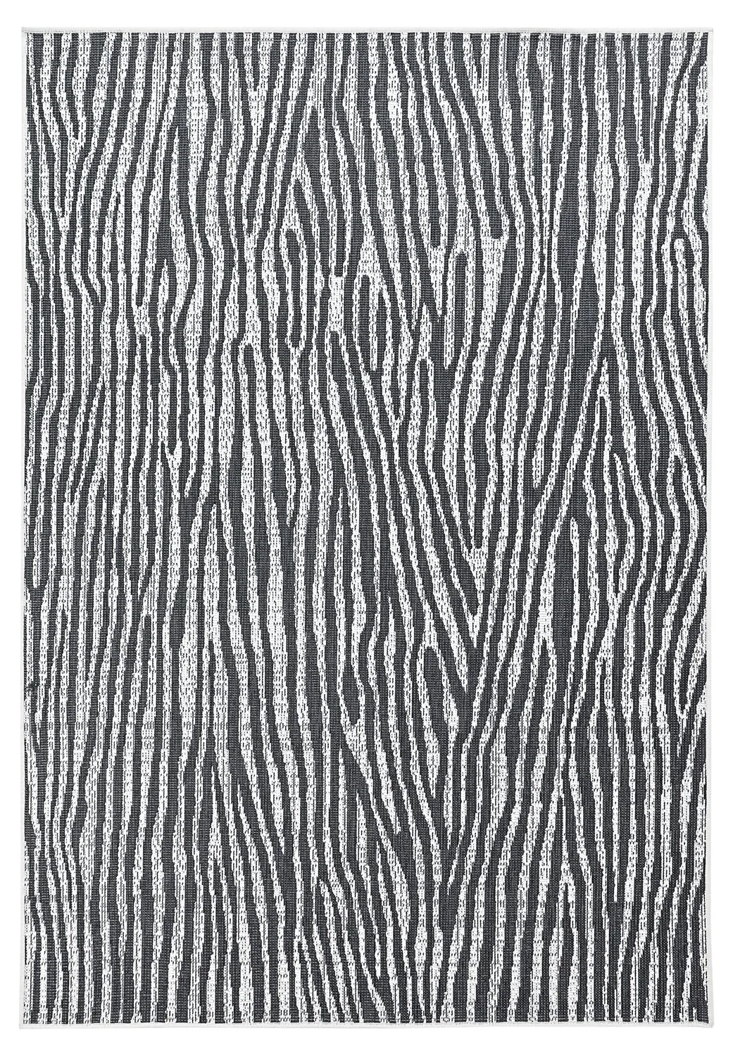 Tapis Intérieurs/Extérieurs - utomhusmatta - Vaura (noir/blanc)