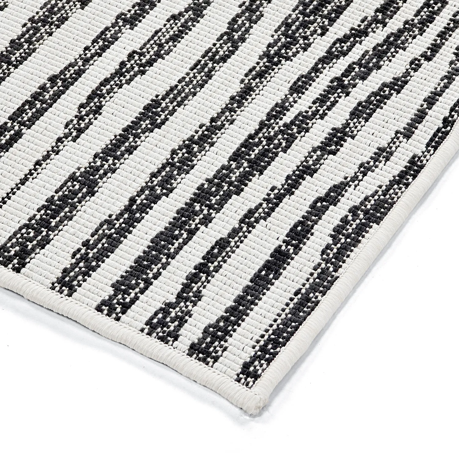 Tapis Intérieurs/Extérieurs - utomhusmatta - Vaura (noir/blanc)