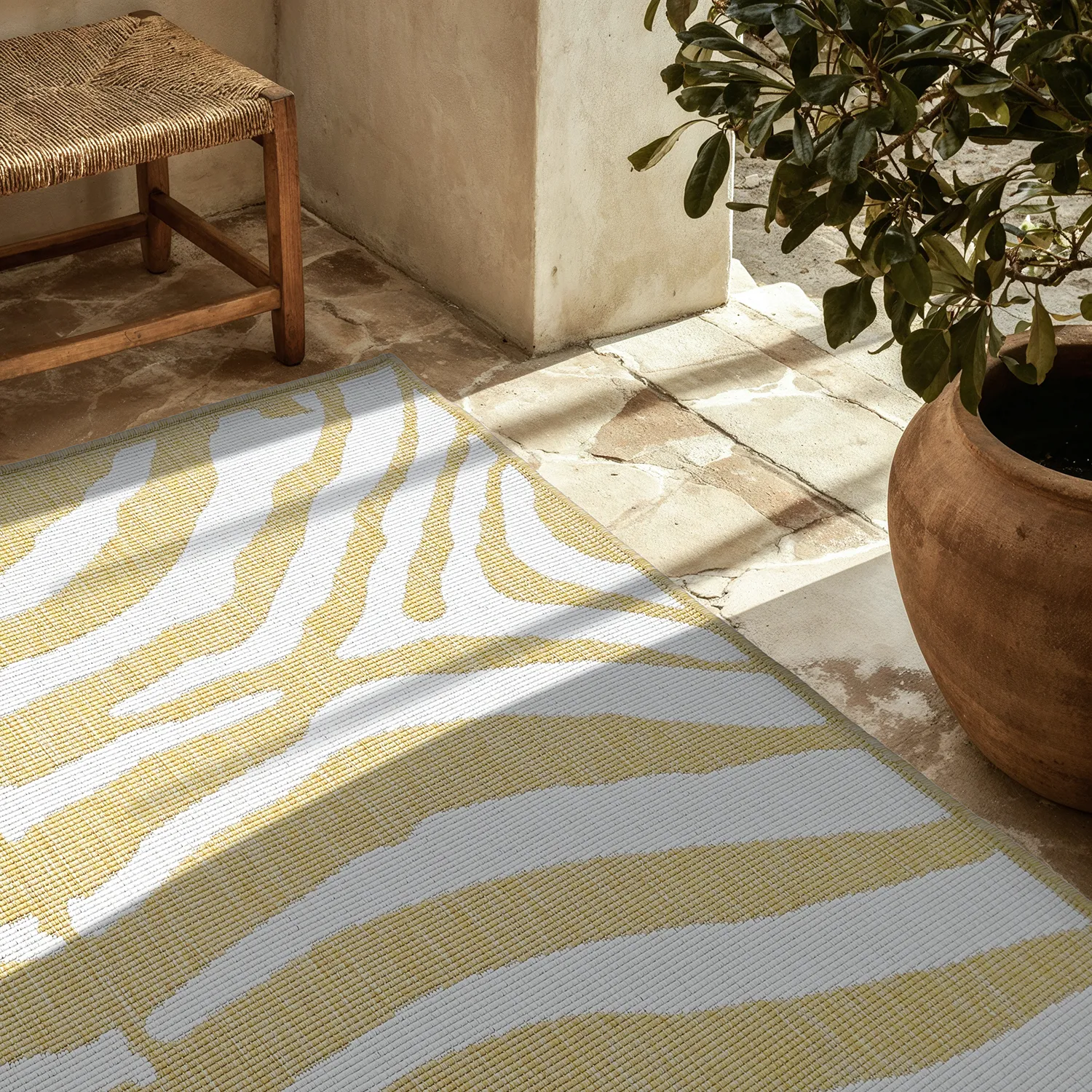 Tapis Intérieurs/Extérieurs - utomhusmatta - Winona (jaune)