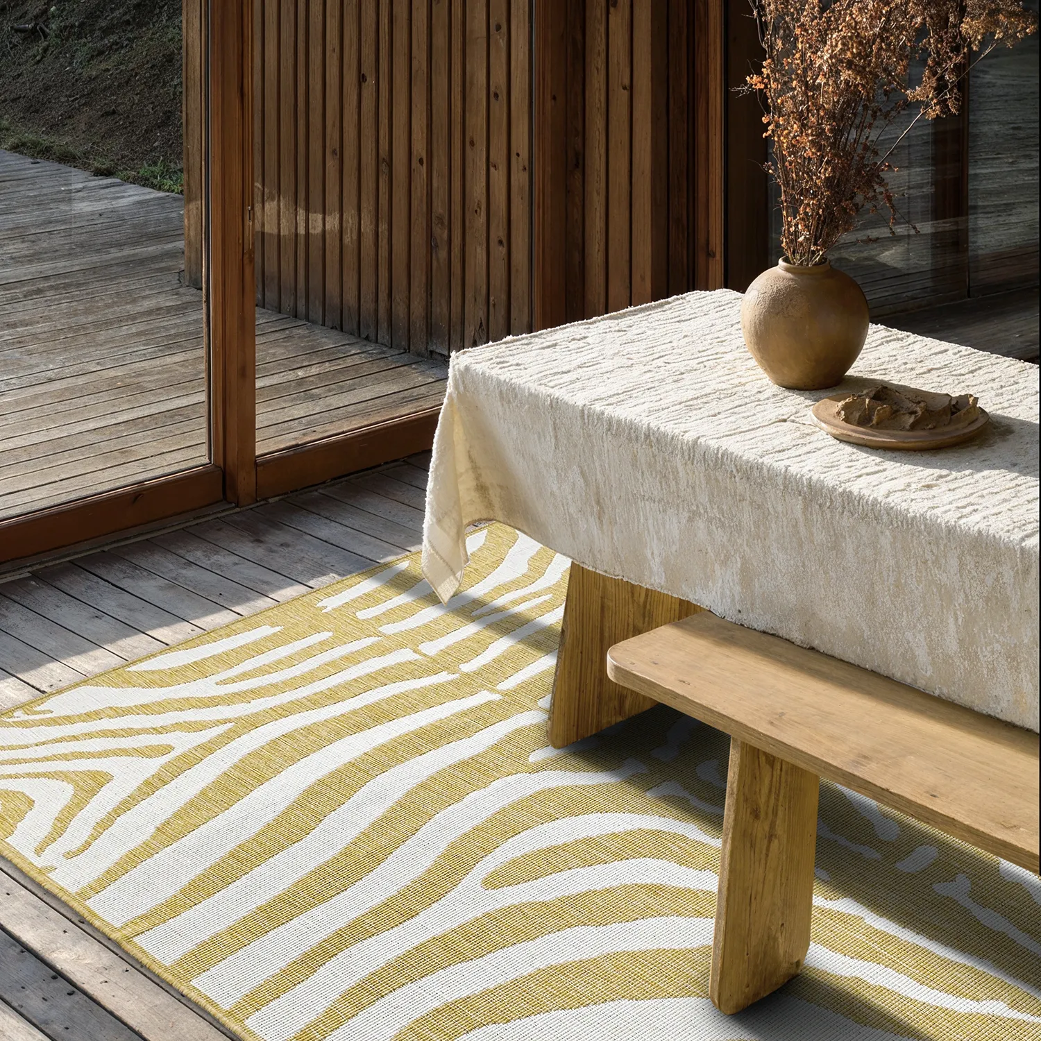 Tapis Intérieurs/Extérieurs - utomhusmatta - Winona (jaune)