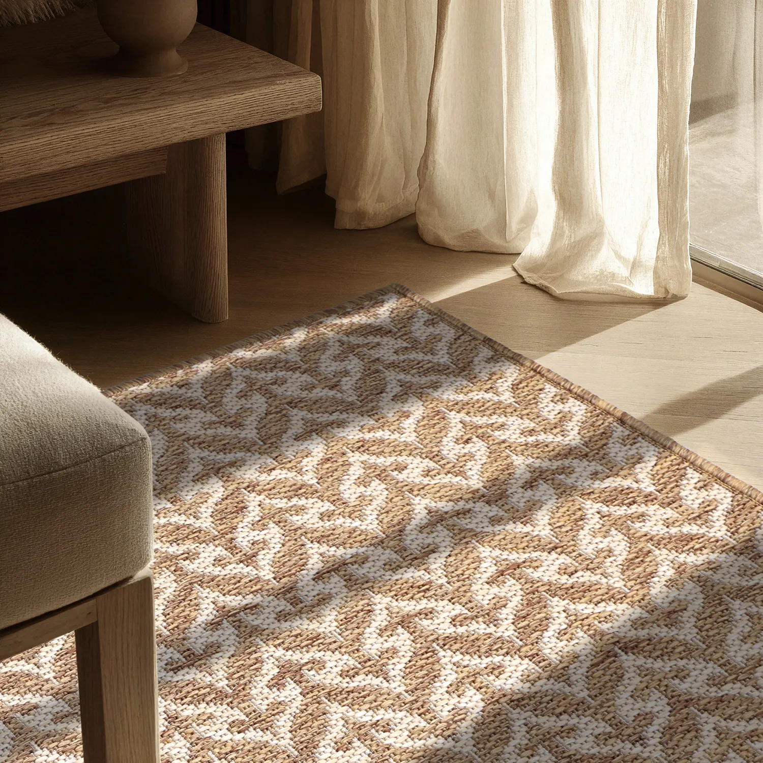 Tapis Intérieurs/Extérieurs - Sfax (marron)
