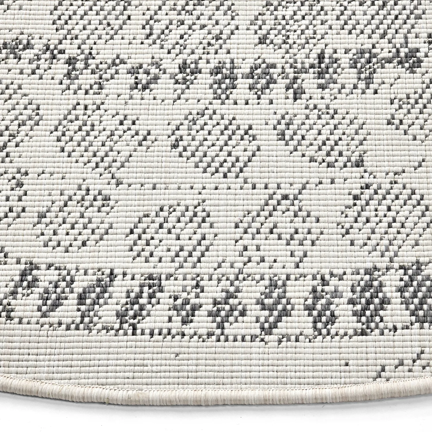 Tapis rond - Indoor/Outdoor Malcolm (gris)