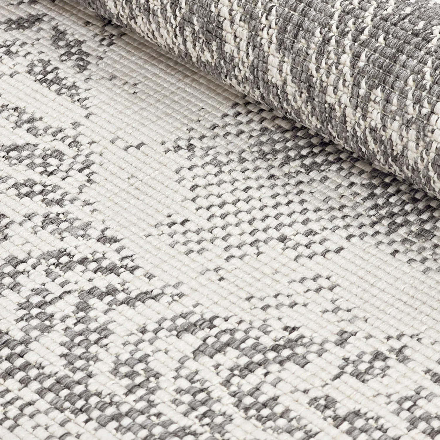 Tapis rond - Indoor/Outdoor Malcolm (gris)