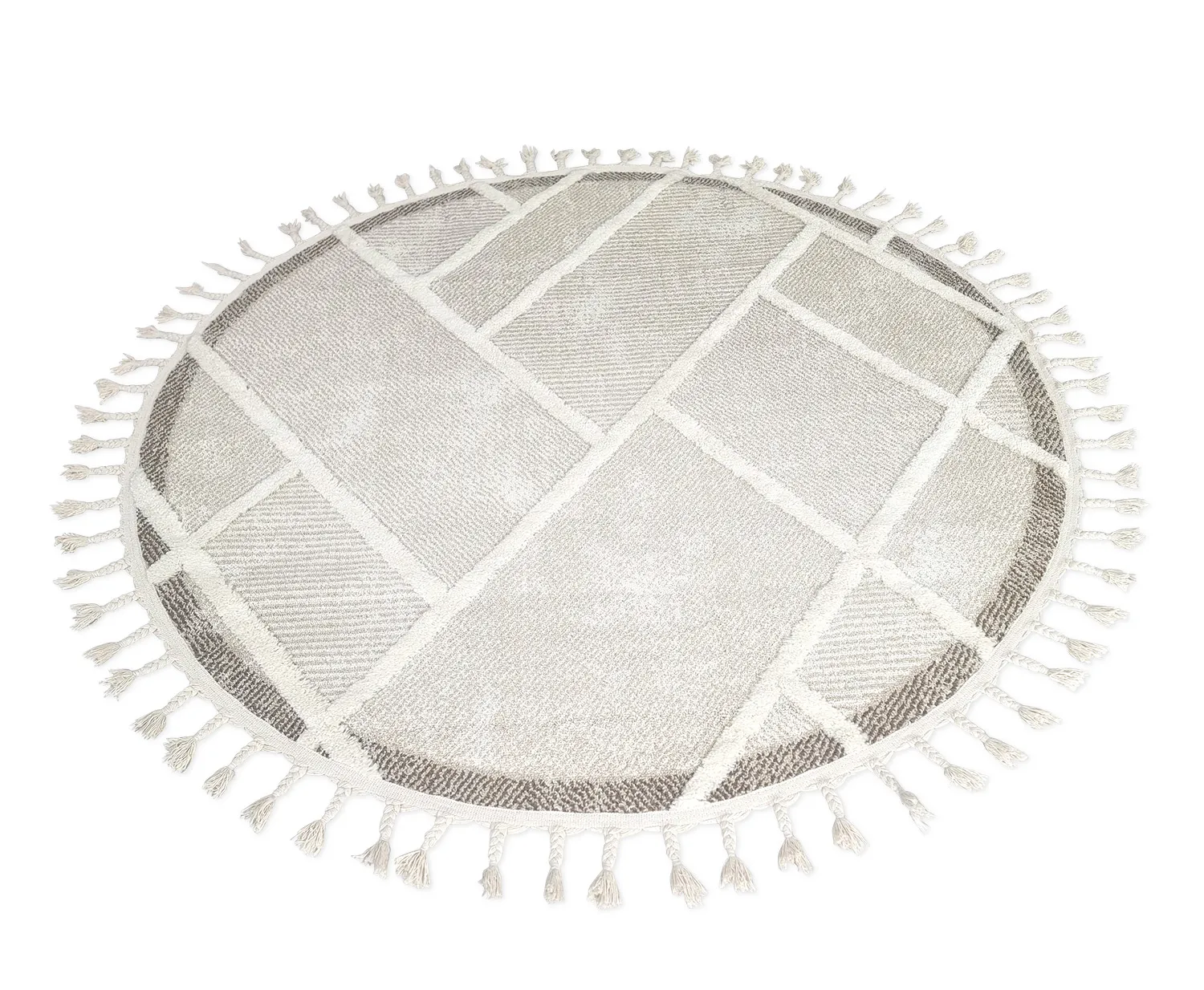 Tapis rond - Boston (beige)