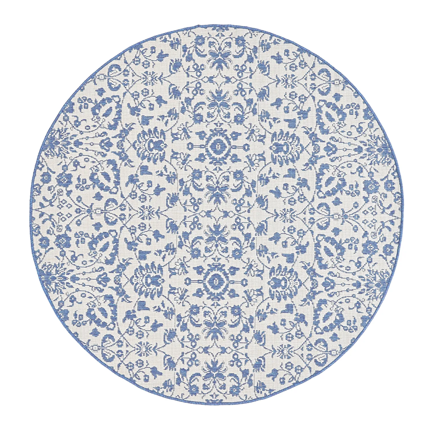 Tapis rond - Brussels Ocean (bleu)
