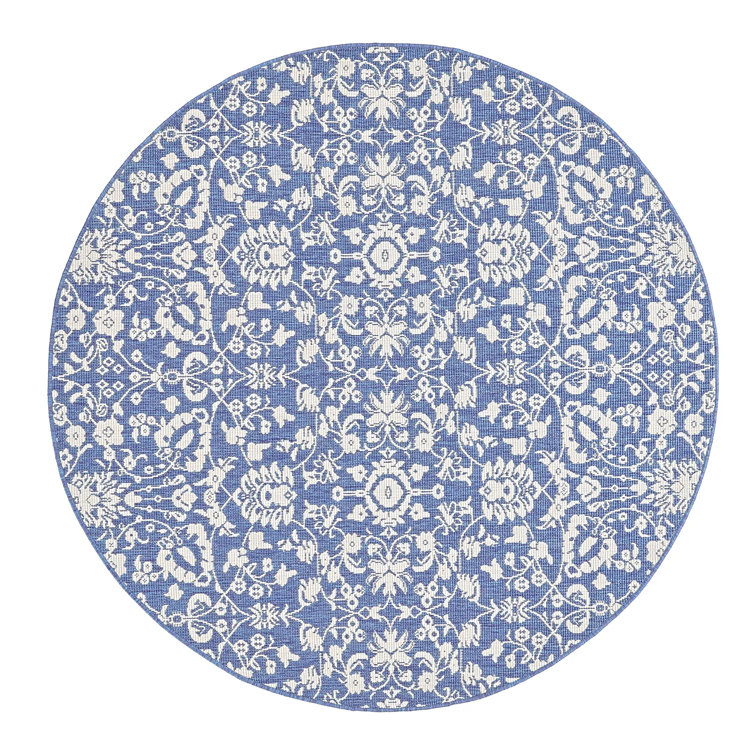 Tapis rond - Brussels Ocean (bleu)