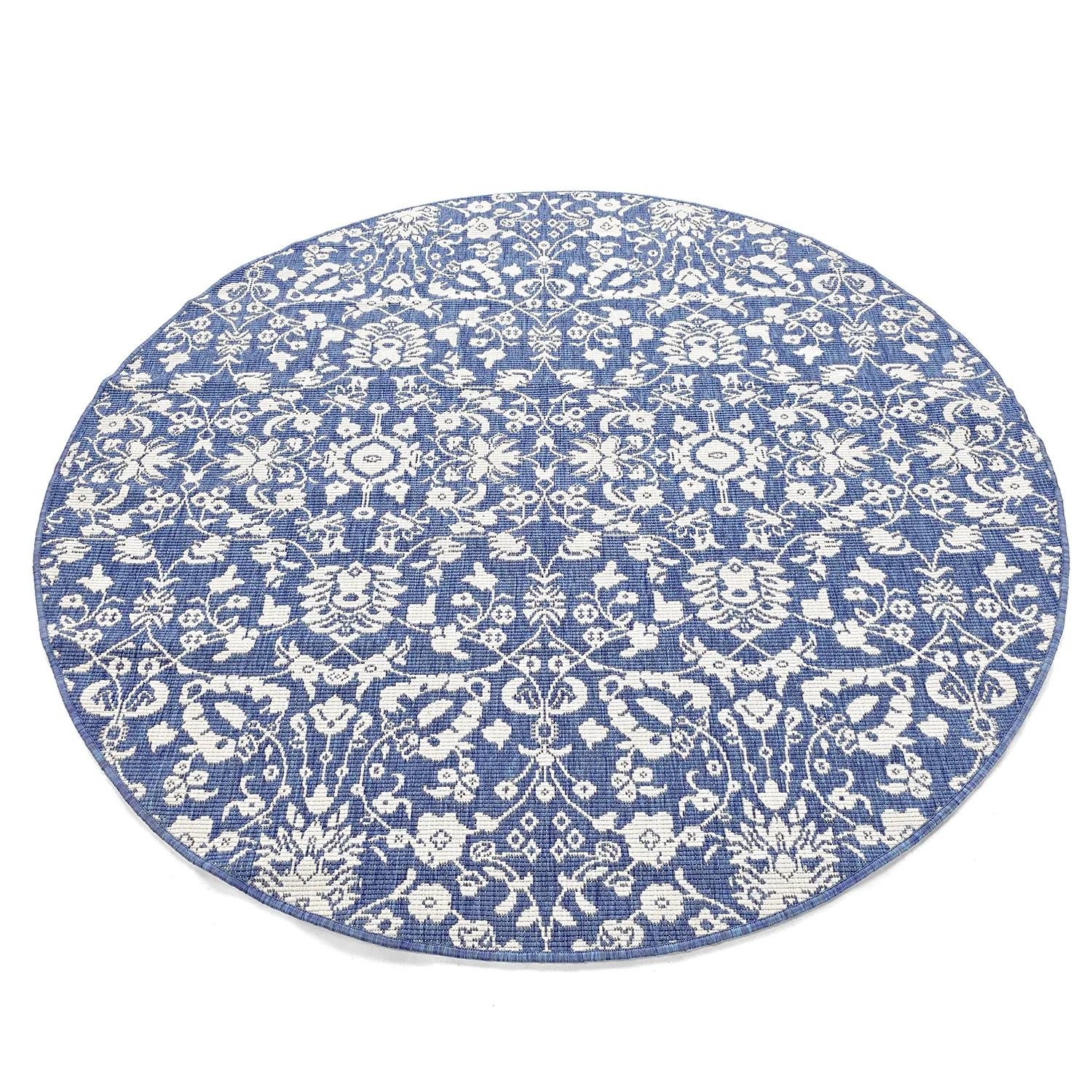 Tapis rond - Brussels Ocean (bleu)