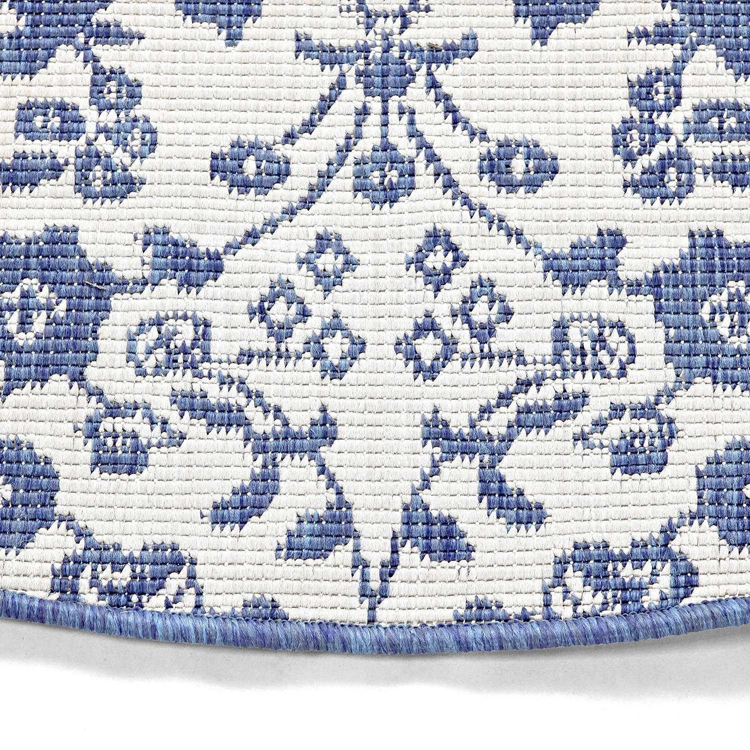 Tapis rond - Brussels Ocean (bleu)