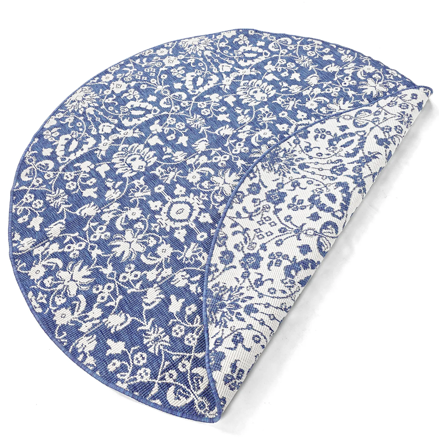 Tapis rond - Brussels Ocean (bleu)