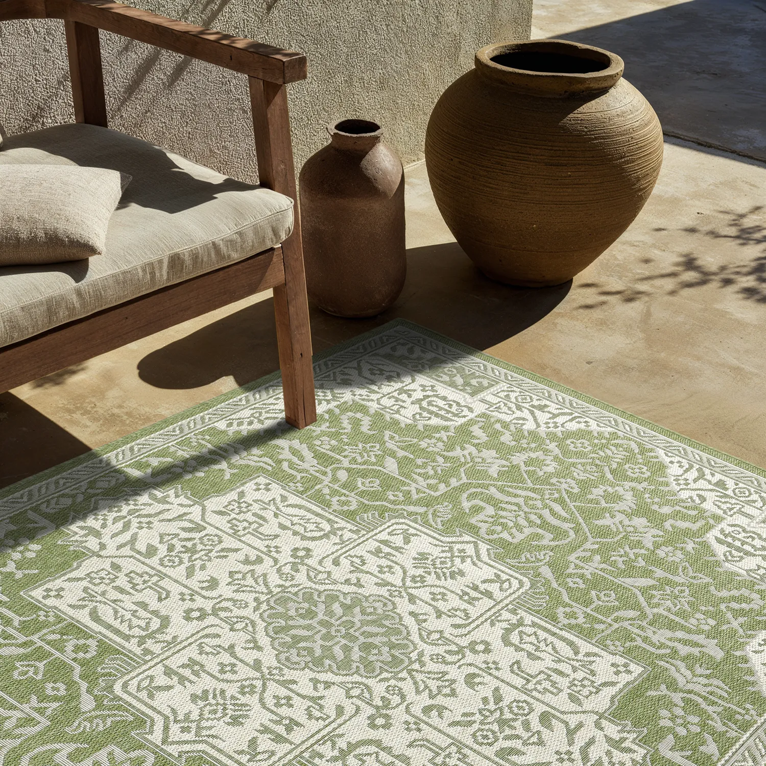 Tapis Intérieurs/Extérieurs - Dhamar (vert)