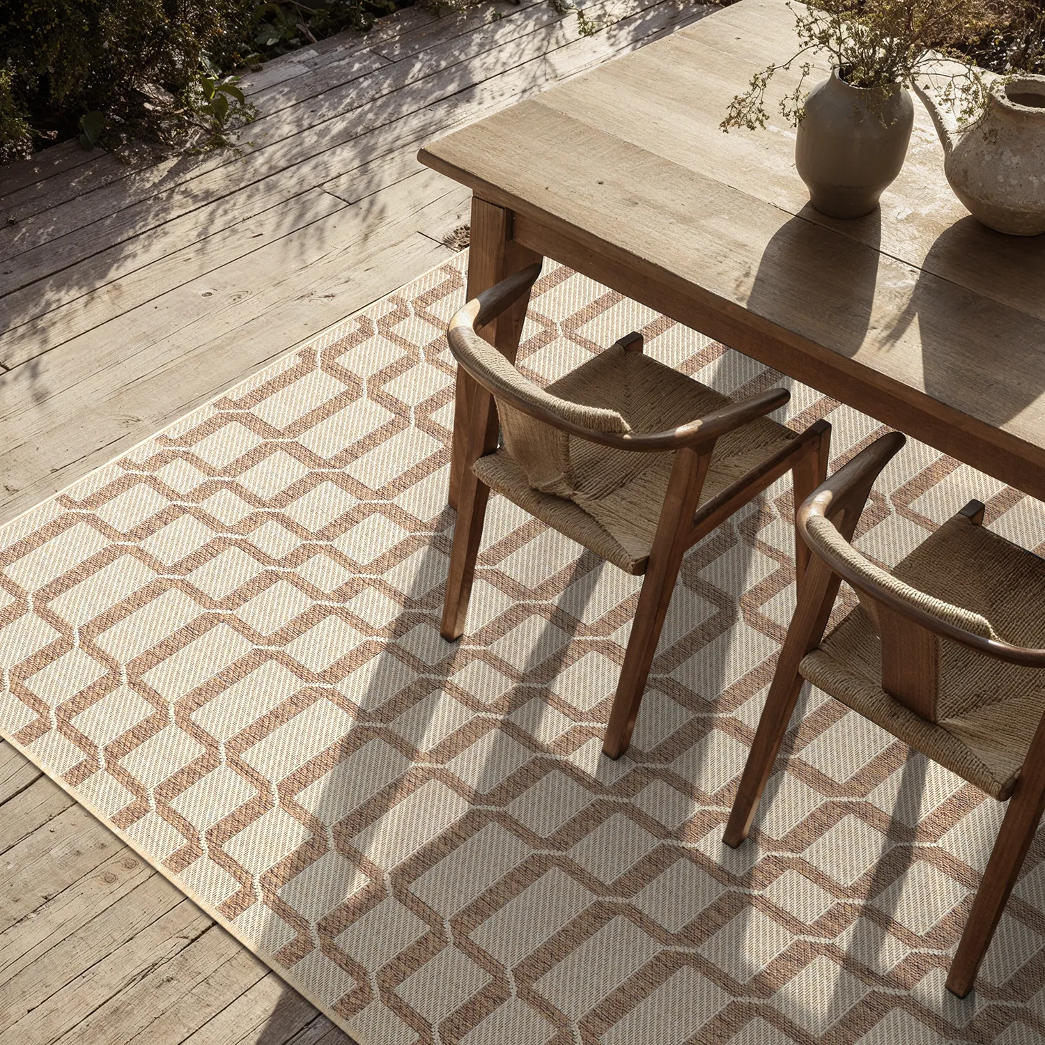 Tapis Intérieurs/Extérieurs - Nicosia (marron)