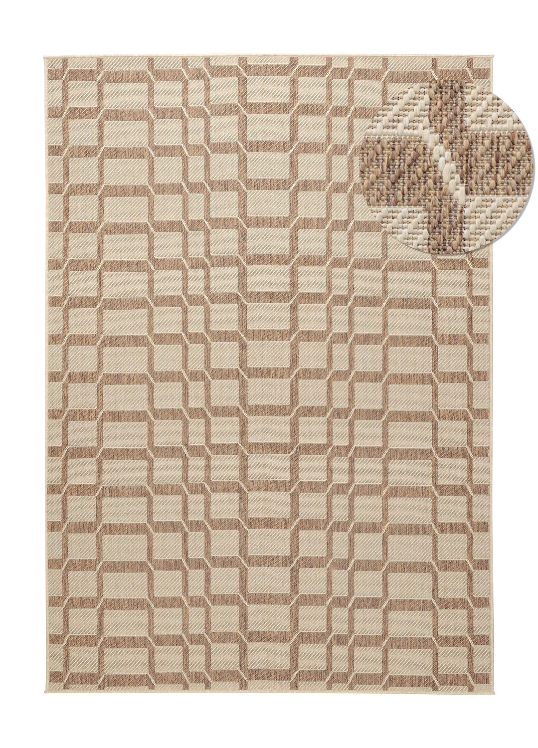Tapis Intérieurs/Extérieurs - Nicosia (marron)