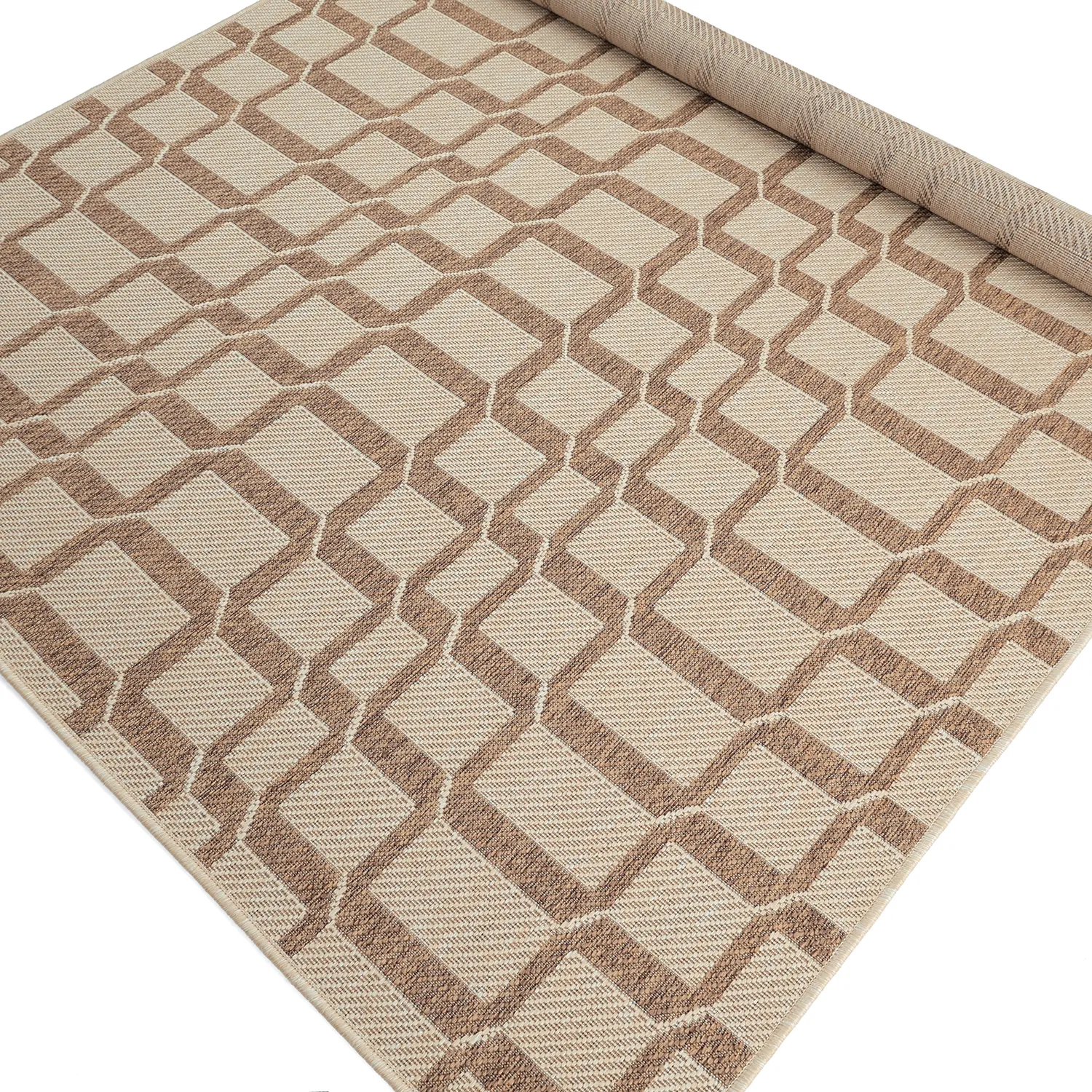 Tapis Intérieurs/Extérieurs - Nicosia (marron)